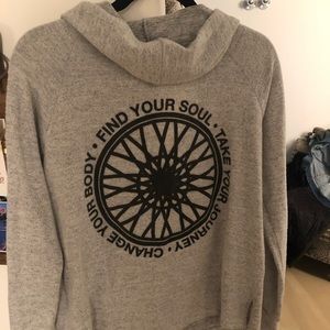 SoulCycle v-neck hacci pullover - hardly worn!